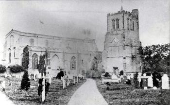 Elstow church about 1865 [Z50/43/67]